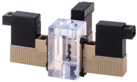 Burkert 2/2 and 3/2 Flipper Solenoid Valve, 6604